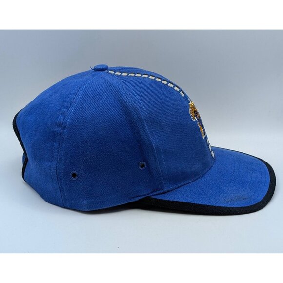 Vintage Kentucky Wildcats Hat Cap Blue Embroidered Strap Back UK Logo VTG 90s - Picture 3 of 6